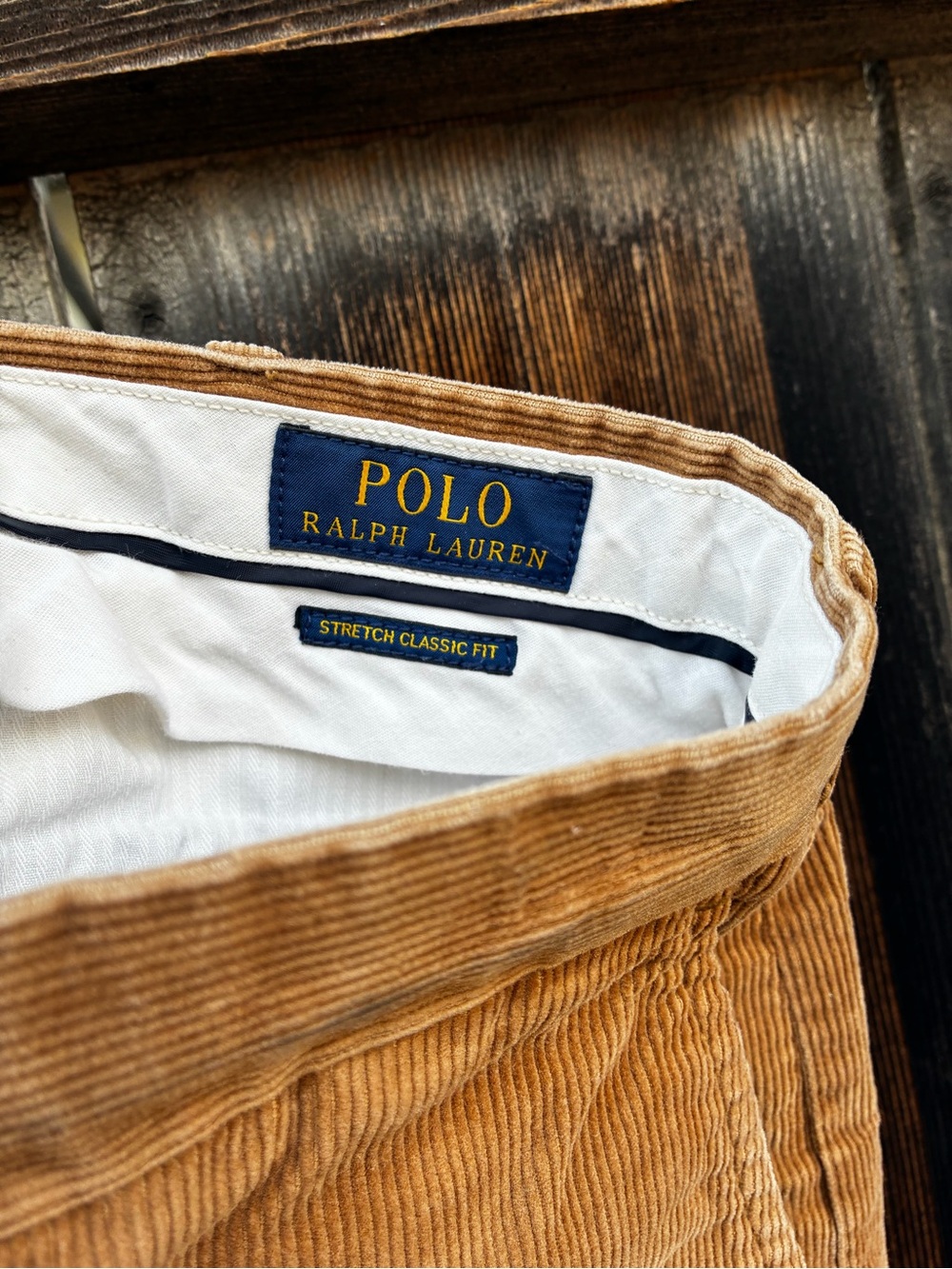Polo by Ralph Lauren Men’s Corduroy Pants — Tan